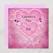 Valentijnsdag Ball Uitnodiging (Voorkant / Achterkant)