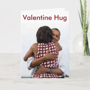 Valentijnsdag barack-Michelle - Kaart