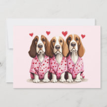 Valentijnsdag Basset Hound Honden