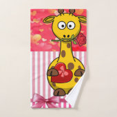 Valentijnsdag Bathroom-handdoeksets, Giraffe Bad Handdoek (Handdoek)