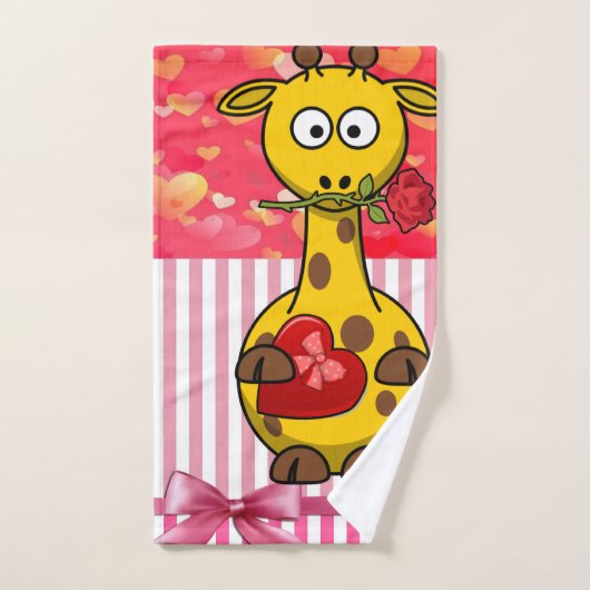 Valentijnsdag Bathroom-handdoeksets, Giraffe Bad Handdoek (Handdoek)