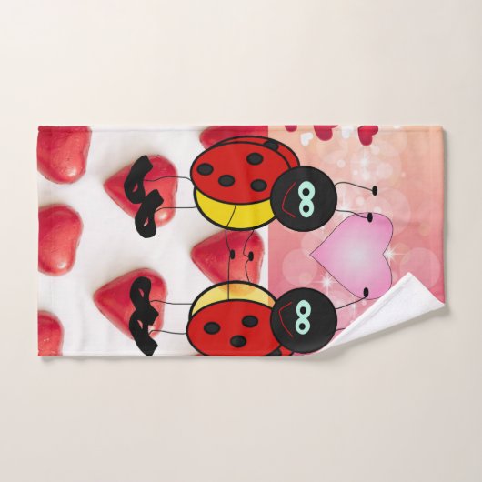 Valentijnsdag Bathroom Towel sets, Ladybug Bad Handdoek (Handdoek)