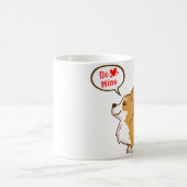 Valentijnsdag "Be Mine" Corgi Coffee Mok (Center)