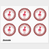 Valentijnsdag "Be Mine" Cupcake Stickers (Vel)