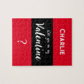 Valentijnsdag Be My Valentijn Rode Legpuzzel (Horizontaal)