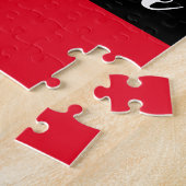 Valentijnsdag Be My Valentijn Rode Legpuzzel (Zijkant)