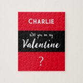 Valentijnsdag Be My Valentijn Rode Legpuzzel (Verticaal)
