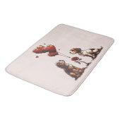 Valentijnsdag Beagle Dogs Badmat (Gekanteld)