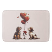 Valentijnsdag Beagle Dogs Badmat (Voorkant)