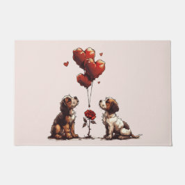 Valentijnsdag Beagle Honden Deurmat