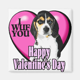 Valentijnsdag Beagle Magneet