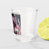 Valentijnsdag Beauty in Lingerie op de bank Shot Glas (Rechts)