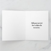 Valentijnsdag Beer en hart Kaart (Binnen)