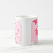 Valentijnsdag Beer Roze Mok (Center)