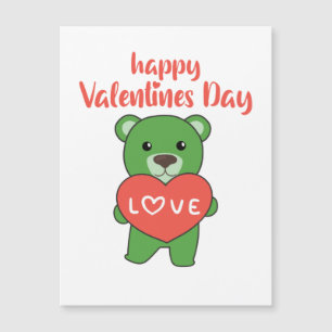 Valentijnsdag Beer Schattige Dieren Met Hartjes