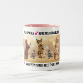 Valentijnsdag Bengal Love Mok (Center)