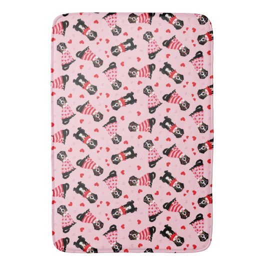 Valentijnsdag Berner Berghonden Badmat (Voorkant Verticaal)