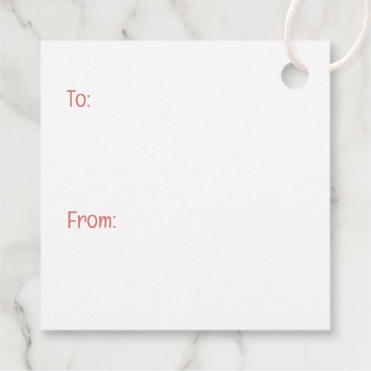 Valentijnsdag Berner Berghonden Bedankjes Labels (Achterkant)