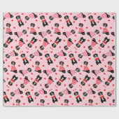 Valentijnsdag Berner Berghonden Cadeaupapier (Vlak)