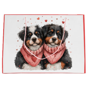 Valentijnsdag Berner Berghonden Groot Cadeauzakje