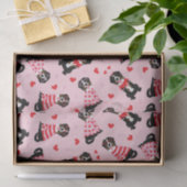 Valentijnsdag Berner Berghonden Tissuepapier (Geschenk)