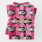 Valentijnsdag Bernese Mountain Dog Inpakpapier Vel (In situ)