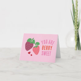 Valentijnsdag Berry Sweet Kaart