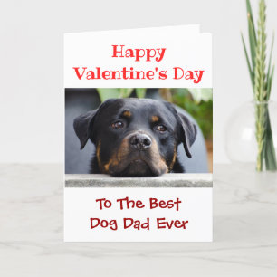 Valentijnsdag Best Dog Pap Ever Pet Foto Feestdagen Kaart
