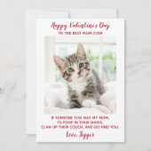 Valentijnsdag Beste mam ooit - Aangepaste foto voo Feestdagenkaart (Voorkant)
