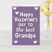 Valentijnsdag Beste Opa Kaart (Gele Bloem)