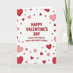 Valentijnsdag Beste Vriend Kaart