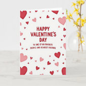 Valentijnsdag Beste Vriend Kaart (Gele Bloem)