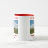 Valentijnsdag Beste vrouw ooit Cute Couple Foto Mok (Midden)