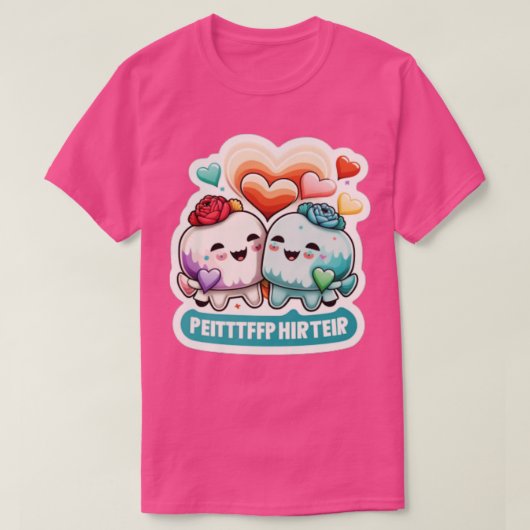 Valentijnsdag beter in combinatie met liefde 3 t-shirt (Design voorkant)