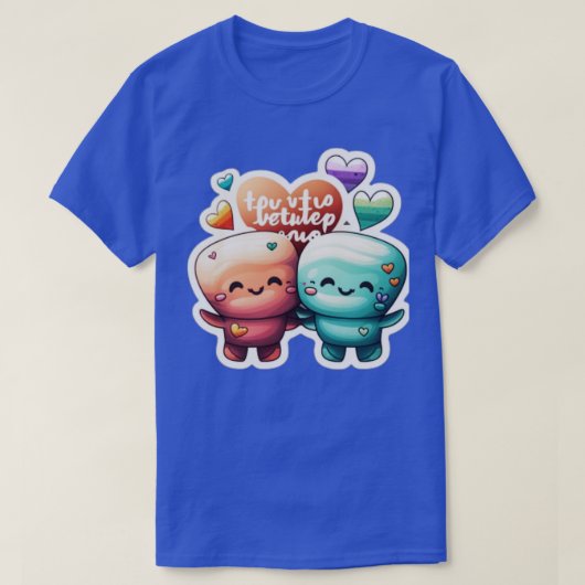 Valentijnsdag beter samen met liefde t-shirt (Design voorkant)