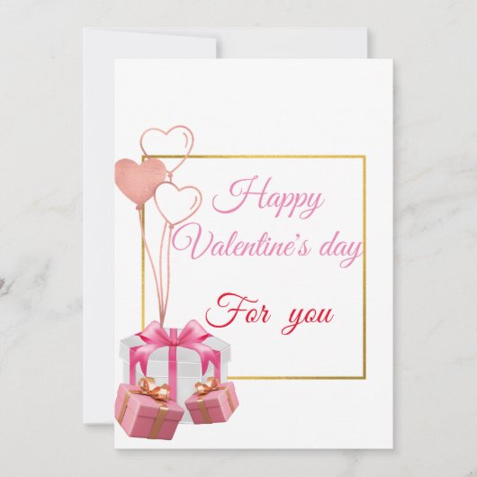 Valentijnsdag "Betoverende Omhelzing" Feestdagenkaart (Voorkant)