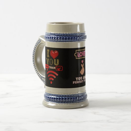 Valentijnsdag Bierpul (Voorkant links)