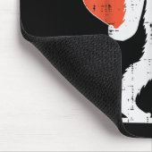 Valentijnsdag Bigfoot Rock Heart Sasquatch Dames Muismat (Hoek)