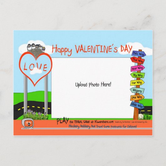 Valentijnsdag bij Heckery Dekkery Dot ~ Feestdagenkaart (Voorkant)