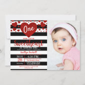 Valentijnsdag Birthday Foto Kaart (Voorkant)