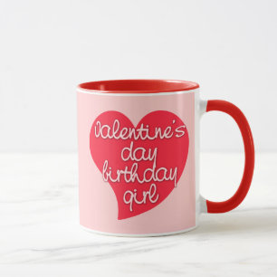 Valentijnsdag Birthday Girl T - shirts en Gifts Mok