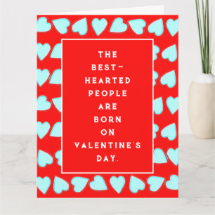 Valentijnsdag Birthday-kaart Kaart