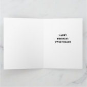 Valentijnsdag Birthday-kaart Kaart (Binnen)