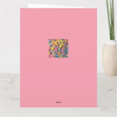 Valentijnsdag Birthday-kaart Kaart (Achterkant)