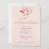 Valentijnsdag Birthday Uitnodiging | Aangepaste be (Voorkant)