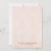 Valentijnsdag Birthday Uitnodiging | Aangepaste be (Achterkant)