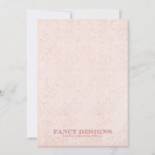 Valentijnsdag Birthday Uitnodiging | Aangepaste be (Achterkant)