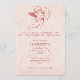 Valentijnsdag Birthday Uitnodiging Aangepaste be