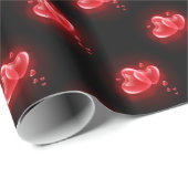 Valentijnsdag blaasharten cadeaupapier (Rol Hoek)