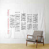 Valentijnsdag blijkt dat ik je meer mag wandkleed (In Situ (horizontaal))